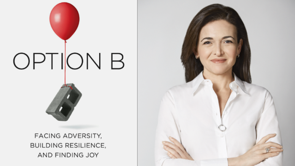 book, balloon, option b, grief, sheryl sandberg, white blouse, facebook, author, dave goldberg
