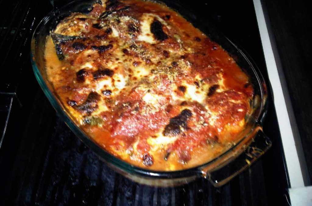 Spectacular Grilled Eggplant Parmigiana
