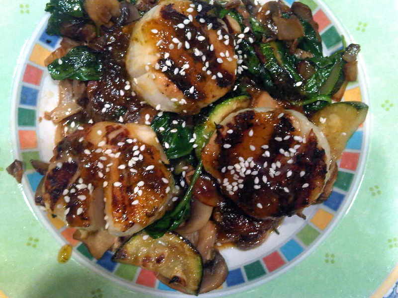 Lime and Agave Marinaded Sea Scallops