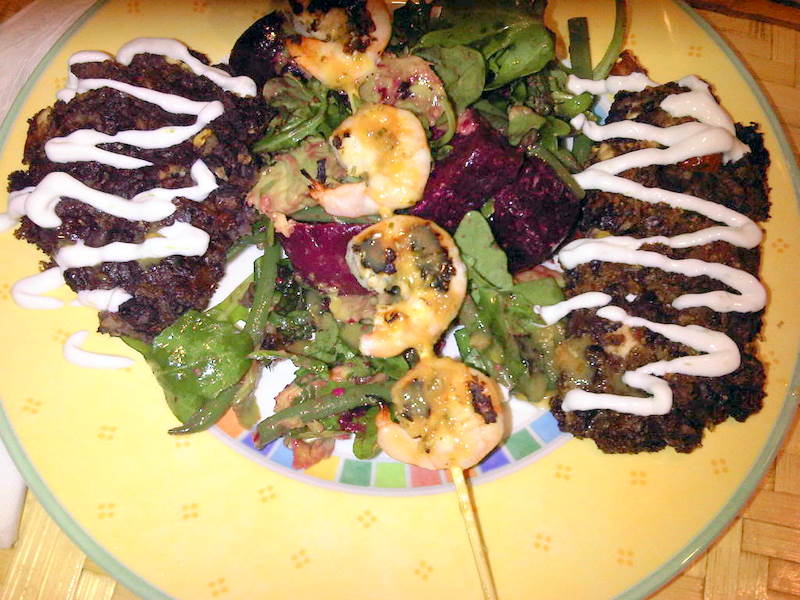 Brilliant Black Bean Cakes