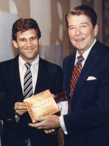 Jeff Slater and President Reagan