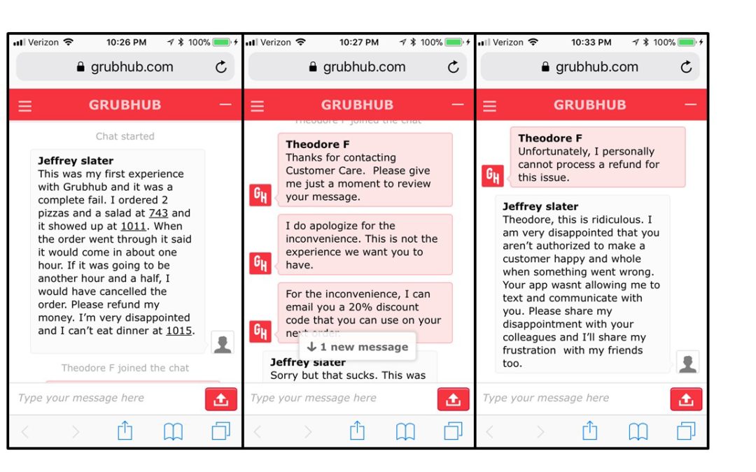 Grub Hub Flub