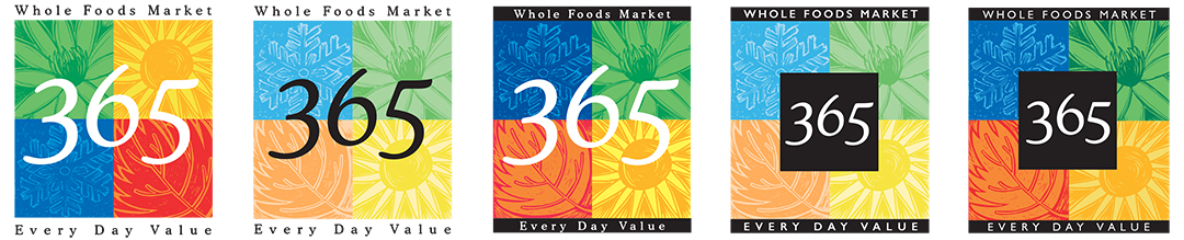 Who Designed the 365 Logo for Whole Foods Market?