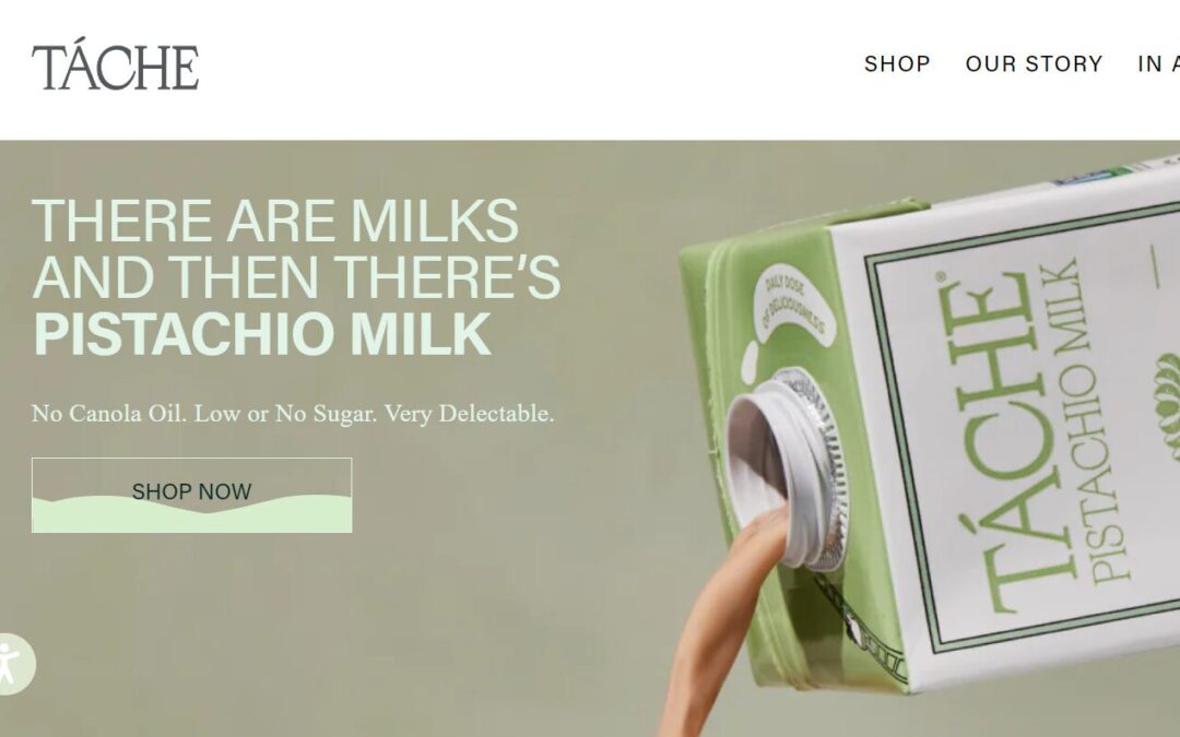 Tache is a Pistachio Milk Brand – It Isn’t Easy Being Green.